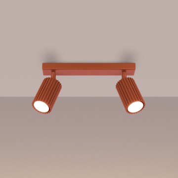 Brilagi - Bodové svítidlo CRESTO 2xGU10/10W/230V červená