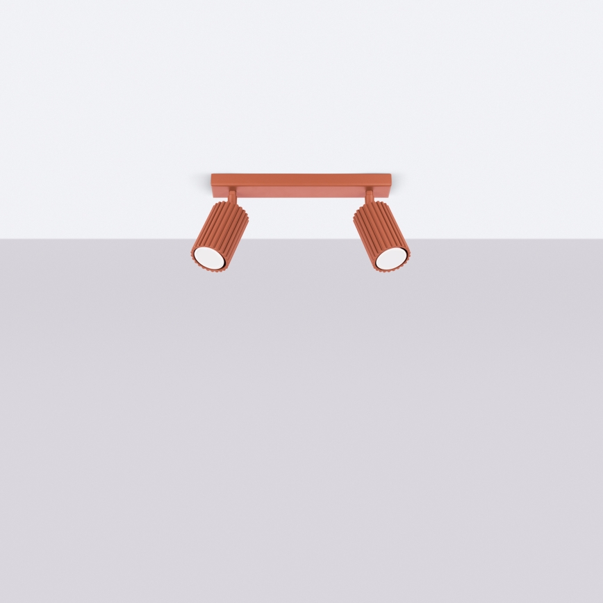 Brilagi - Bodové svítidlo CRESTO 2xGU10/10W/230V červená