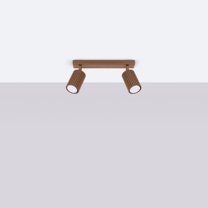 Brilagi - Bodové svítidlo CRESTO 2xGU10/10W/230V hnědá