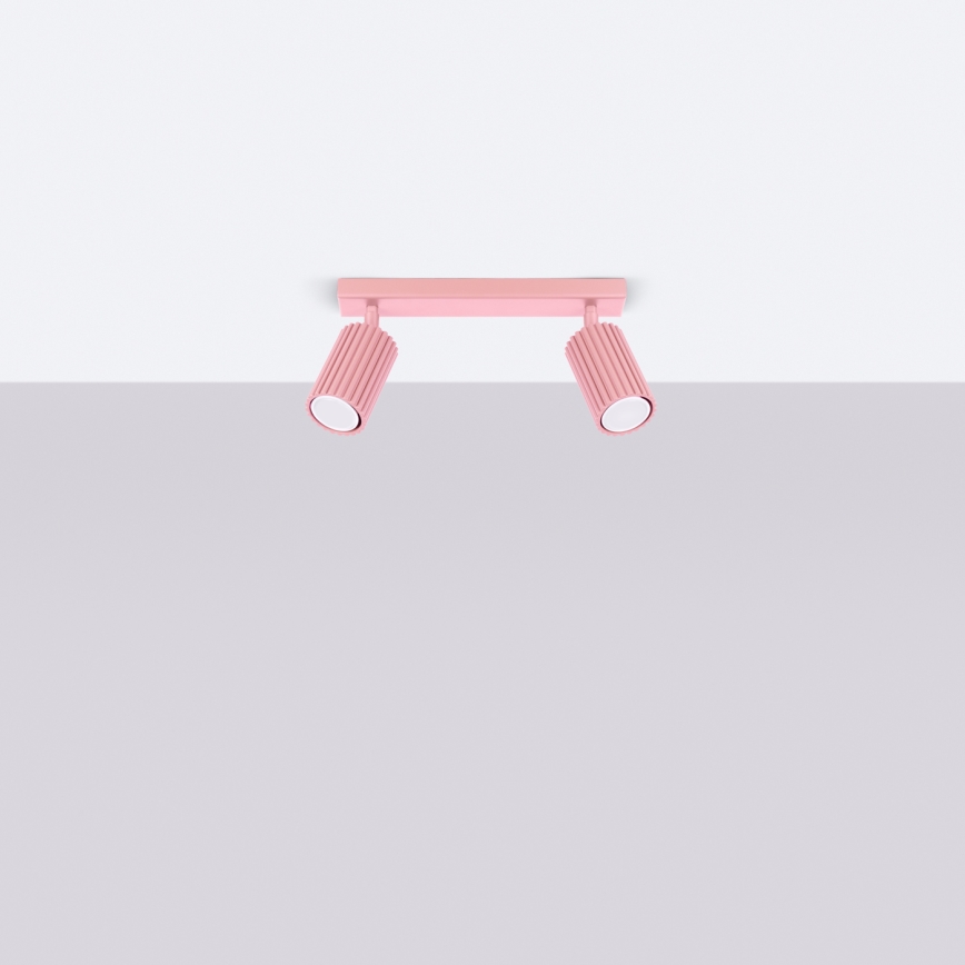 Brilagi - Bodové svítidlo CRESTO 2xGU10/10W/230V růžová