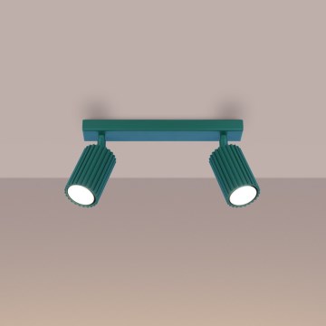 Brilagi - Bodové svítidlo CRESTO 2xGU10/10W/230V tyrkysová