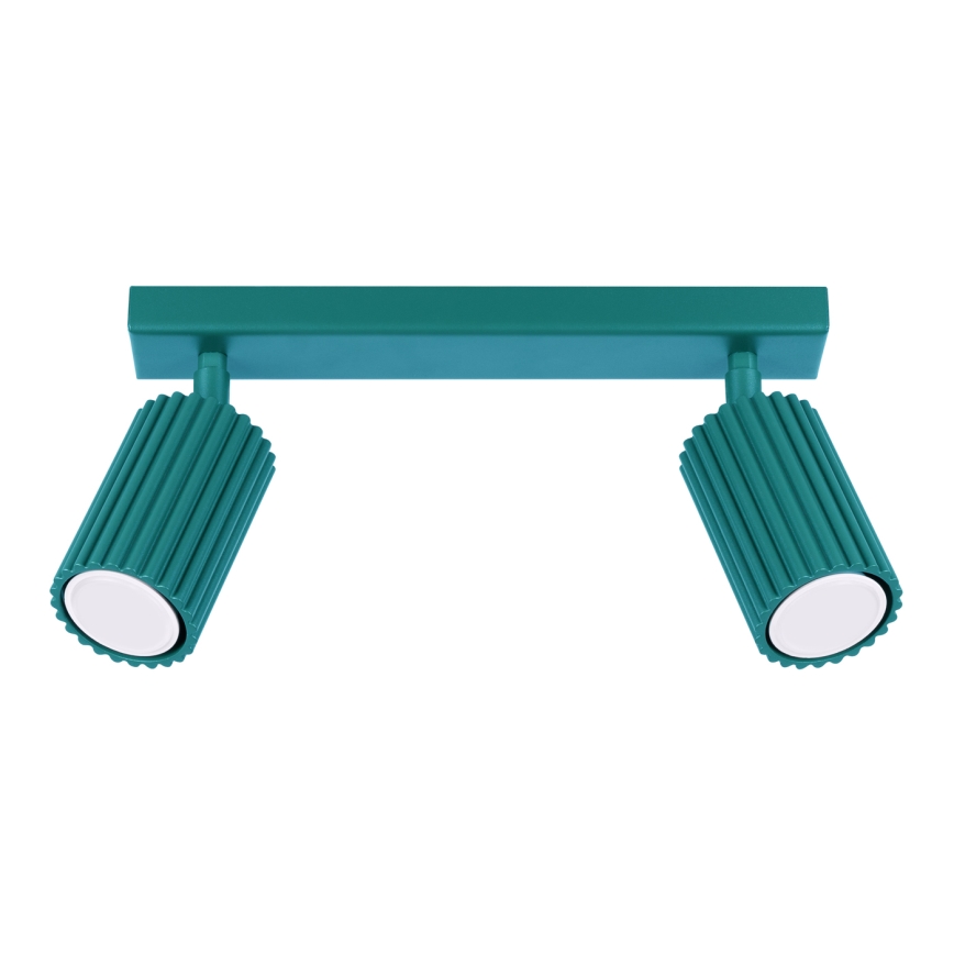 Brilagi - Bodové svítidlo CRESTO 2xGU10/10W/230V tyrkysová