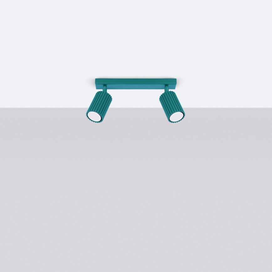 Brilagi - Bodové svítidlo CRESTO 2xGU10/10W/230V tyrkysová