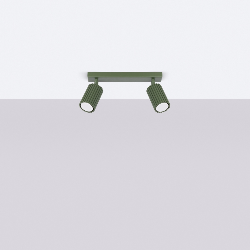 Brilagi - Bodové svítidlo CRESTO 2xGU10/10W/230V zelená