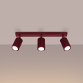 Brilagi - Bodové svítidlo CRESTO 3xGU10/10W/230V burgundy