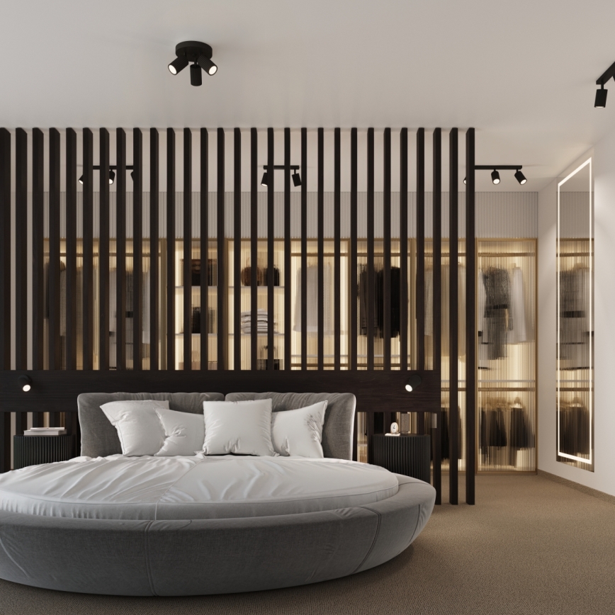 Brilagi - Bodové svítidlo CRESTO 3xGU10/10W/230V černá