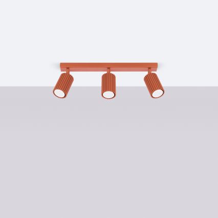 Brilagi - Bodové svítidlo CRESTO 3xGU10/10W/230V červená