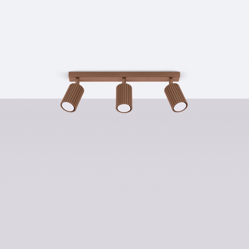 Brilagi - Bodové svítidlo CRESTO 3xGU10/10W/230V hnědá