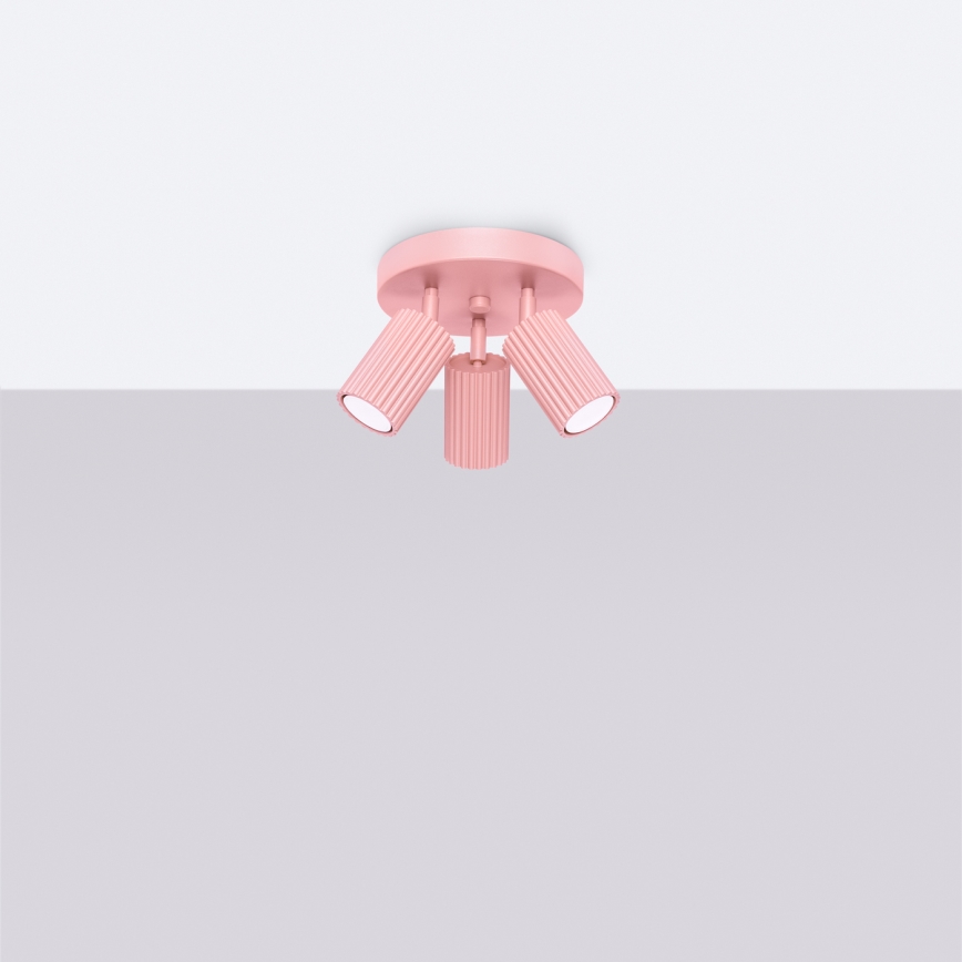 Brilagi - Bodové svítidlo CRESTO 3xGU10/10W/230V růžová