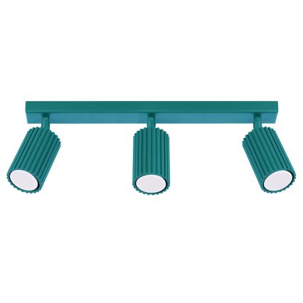 Brilagi - Bodové svítidlo CRESTO 3xGU10/10W/230V tyrkysová