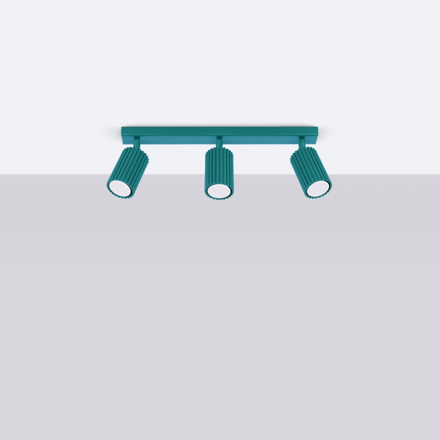 Brilagi - Bodové svítidlo CRESTO 3xGU10/10W/230V tyrkysová