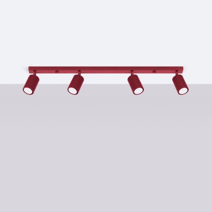 Brilagi - Bodové svítidlo CRESTO 4xGU10/10W/230V burgundy