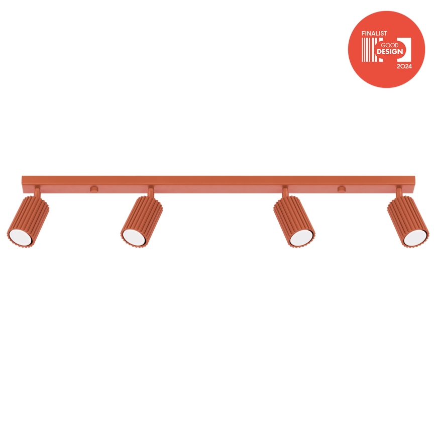 Brilagi - Bodové svítidlo CRESTO 4xGU10/10W/230V červená