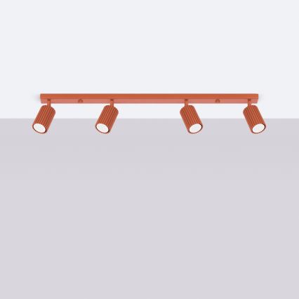 Brilagi - Bodové svítidlo CRESTO 4xGU10/10W/230V červená