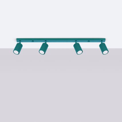 Brilagi - Bodové svítidlo CRESTO 4xGU10/10W/230V tyrkysová