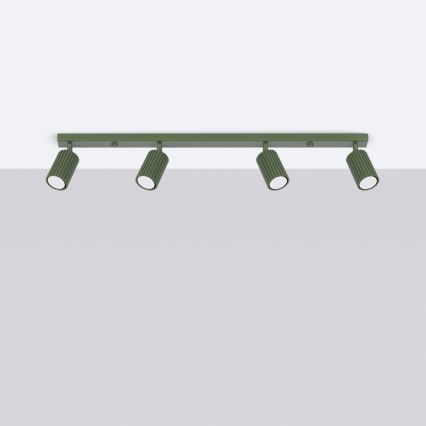 Brilagi - Bodové svítidlo CRESTO 4xGU10/10W/230V zelená