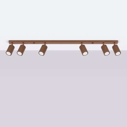 Brilagi - Bodové svítidlo CRESTO 6xGU10/10W/230V hnědá