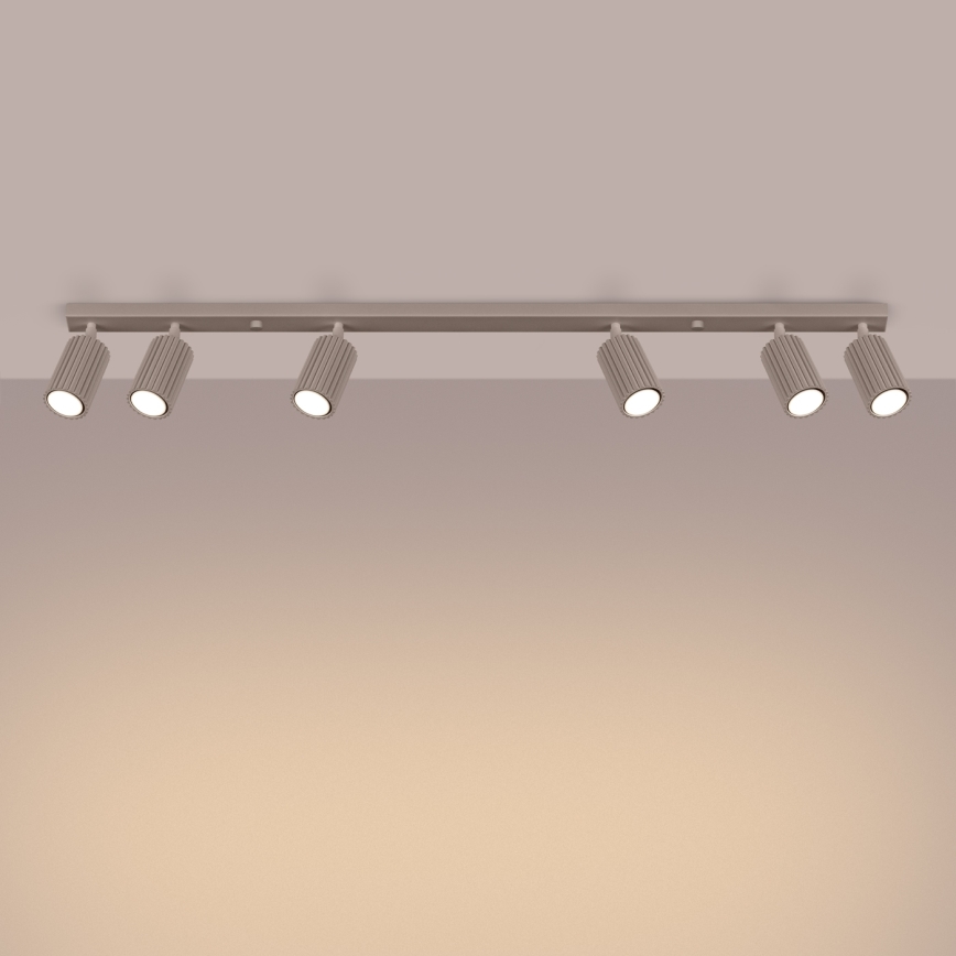 Brilagi - Bodové svítidlo CRESTO 6xGU10/10W/230V taupe
