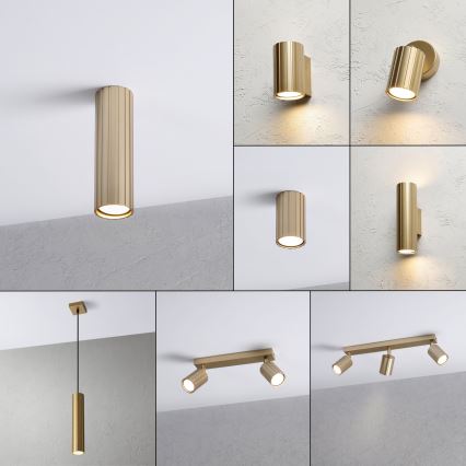 Brilagi - Bodové svítidlo CRISPINA 1xGU10/10W/230V 20 cm zlatá