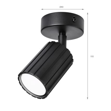 Brilagi - Bodové svítidlo CRISPINA 1xGU10/10W/230V černá