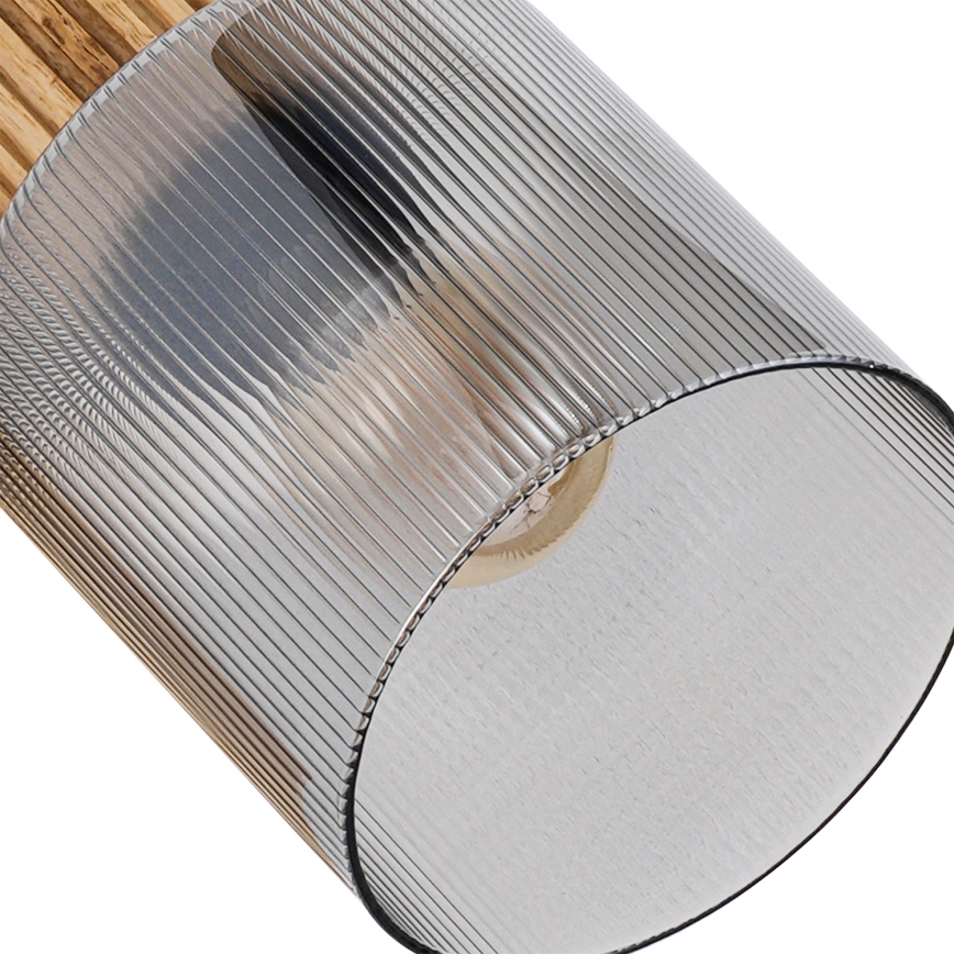 Brilagi - Bodové svítidlo HYGGE 3xE14/15W/230V černá/kouřová