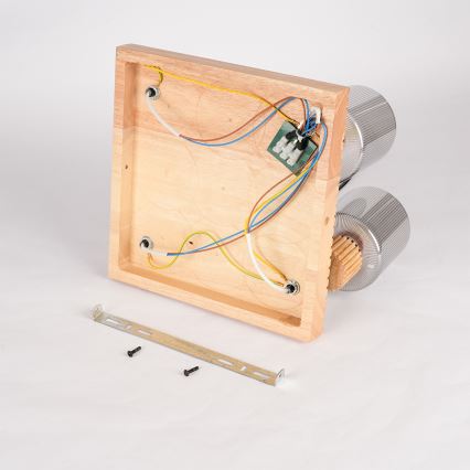 Brilagi - Bodové svítidlo HYGGE 4xE14/15W/230V kaučukovník/kouřová