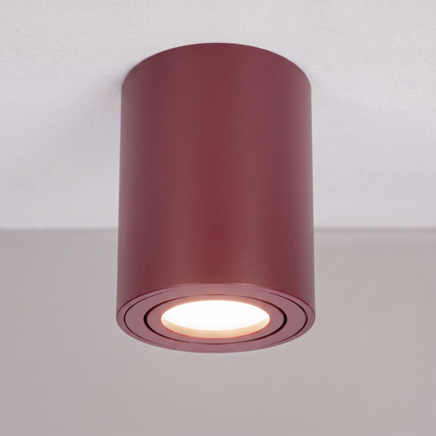 BRILAGI - Bodové svítidlo MIA 1xGU10/30W/230V 100x80 mm burgundy