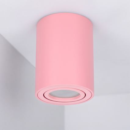BRILAGI - Bodové svítidlo MIA 1xGU10/30W/230V 100x80 mm růžová