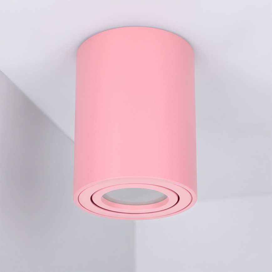 BRILAGI - Bodové svítidlo MIA 1xGU10/30W/230V 100x80 mm růžová