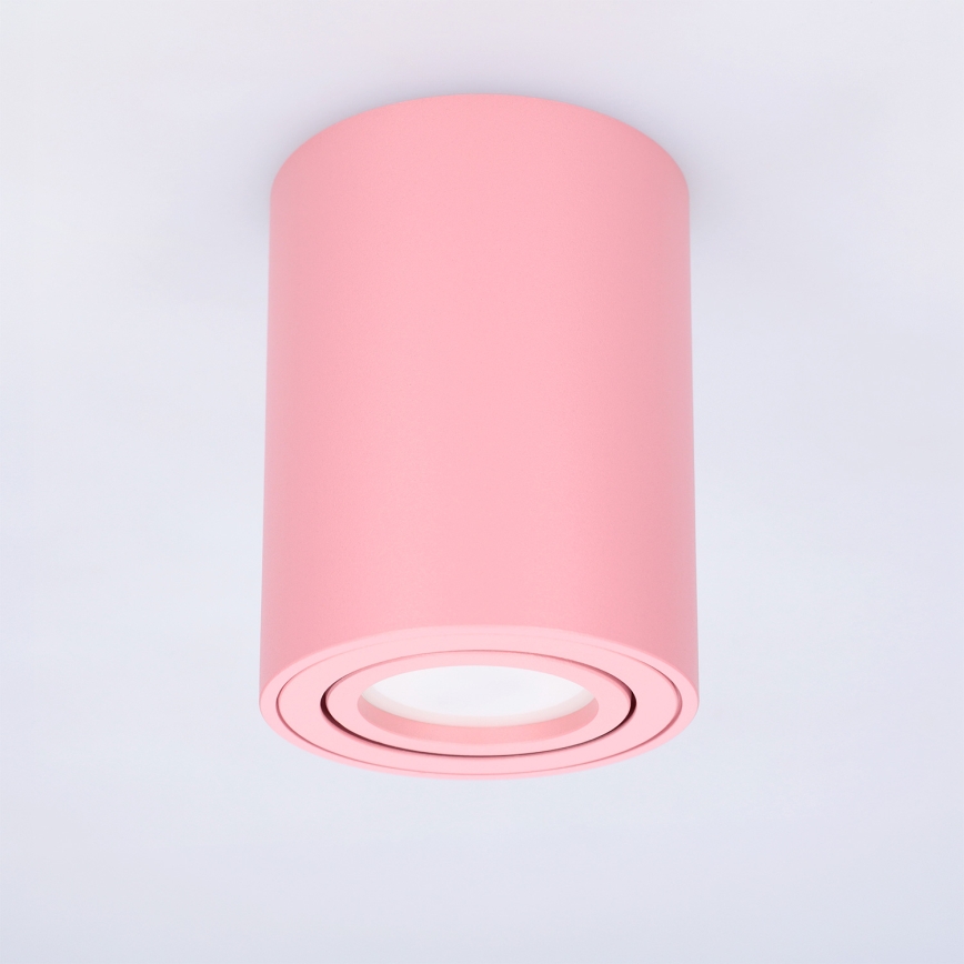 BRILAGI - Bodové svítidlo MIA 1xGU10/30W/230V 100x80 mm růžová