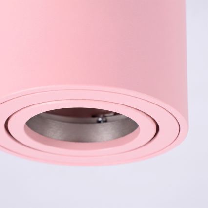 BRILAGI - Bodové svítidlo MIA 1xGU10/30W/230V 100x80 mm růžová