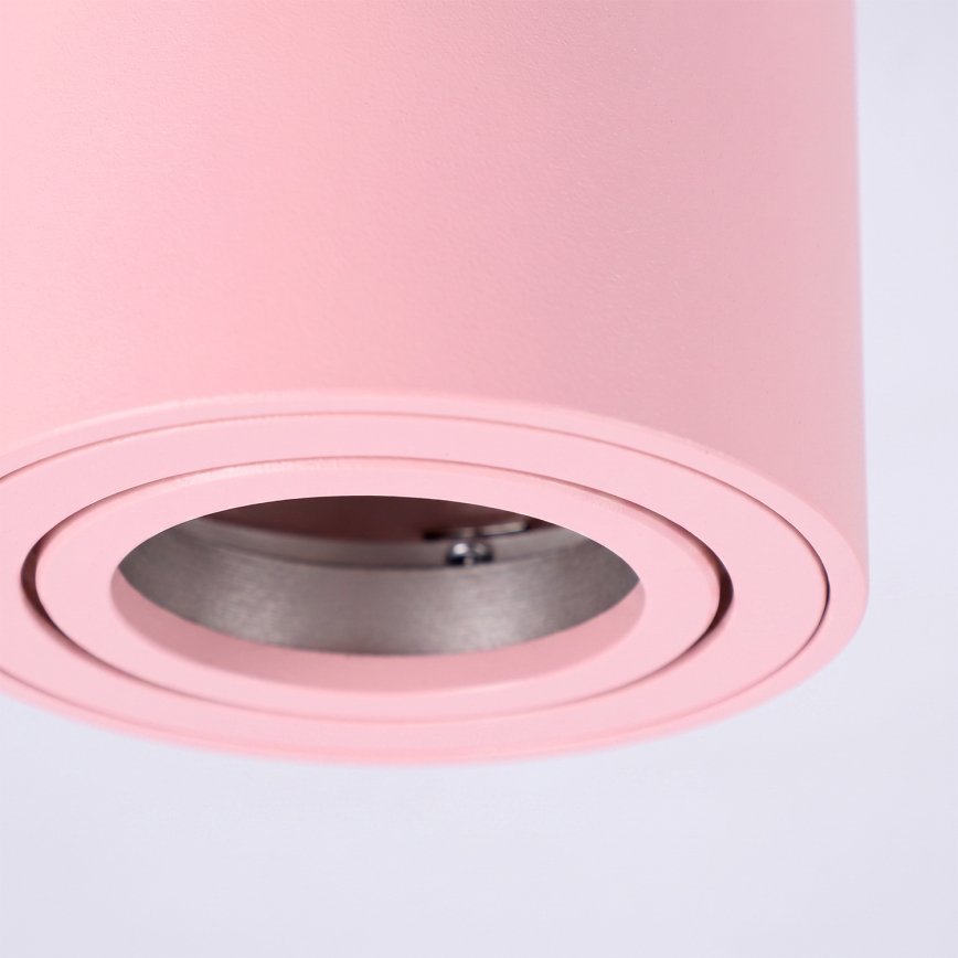 BRILAGI - Bodové svítidlo MIA 1xGU10/30W/230V 100x80 mm růžová