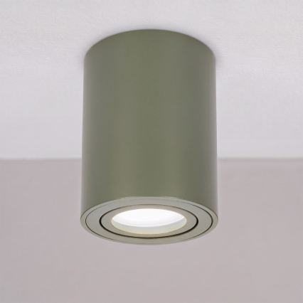 BRILAGI - Bodové svítidlo MIA 1xGU10/30W/230V 100x80 mm tmavě zelená