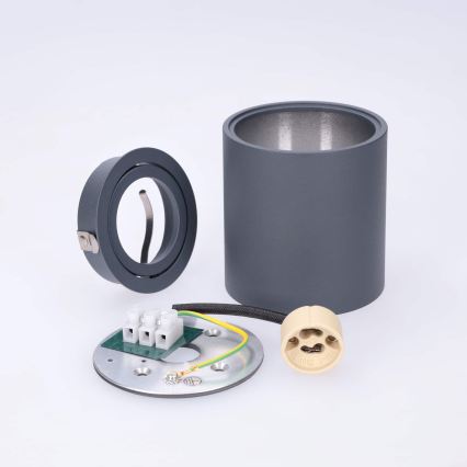 BRILAGI - Bodové svítidlo MIA 1xGU10/30W/230V 84x80 mm antracit