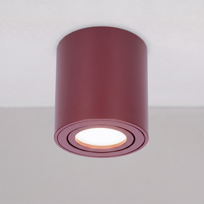 BRILAGI - Bodové svítidlo MIA 1xGU10/30W/230V 84x80 mm burgundy
