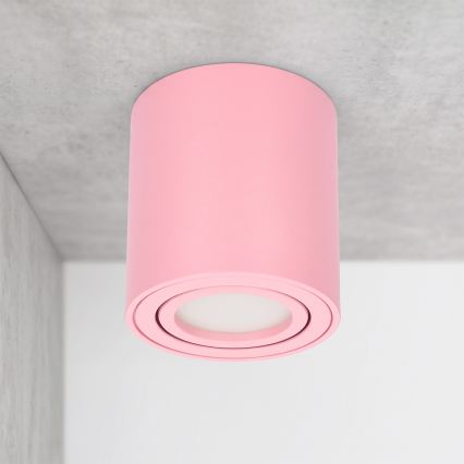 BRILAGI - Bodové svítidlo MIA 1xGU10/30W/230V 84x80 mm růžová