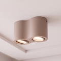 BRILAGI - Bodové svítidlo MIA DOUBLE 2xGU10/30W/230V béžová