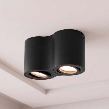 BRILAGI - Bodové svítidlo MIA DOUBLE 2xGU10/30W/230V černá