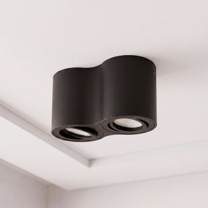 BRILAGI - Bodové svítidlo MIA DOUBLE 2xGU10/30W/230V černá