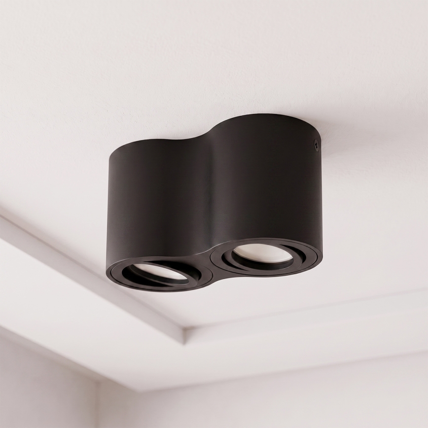 BRILAGI - Bodové svítidlo MIA DOUBLE 2xGU10/30W/230V černá