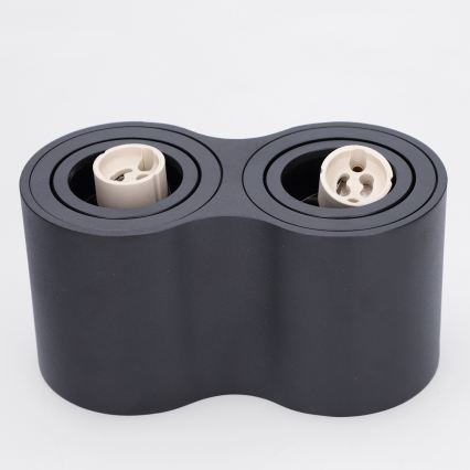 BRILAGI - Bodové svítidlo MIA DOUBLE 2xGU10/30W/230V černá