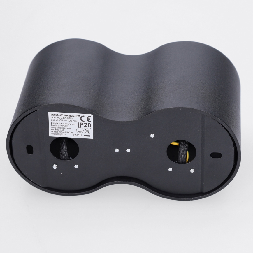 BRILAGI - Bodové svítidlo MIA DOUBLE 2xGU10/30W/230V černá