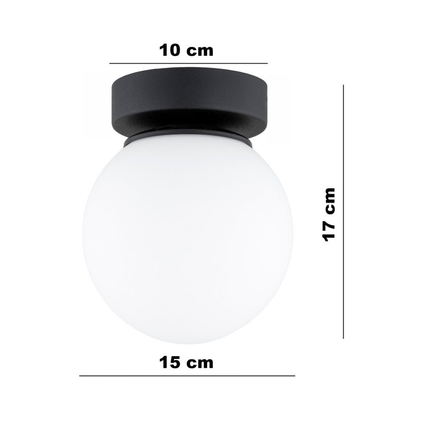 Brilagi - Bodové svítidlo MILO 1xE27/60W/230V černá