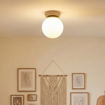 Brilagi - Bodové svítidlo MILO ECRU 1xE27/60W/230V béžová/zlatá