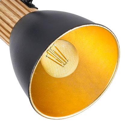 Brilagi - Bodové svítidlo ODENSE 4xE14/10W/230V kaučukovník/černá