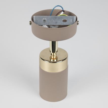 Brilagi - Bodové svítidlo POKER 1xGU10/25W/230V béžová/zlatá