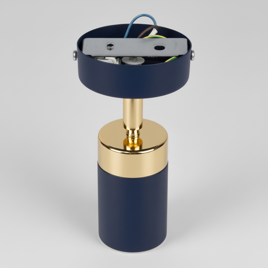 Brilagi - Bodové svítidlo POKER 1xGU10/25W/230V modrá/zlatá