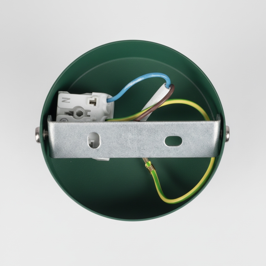 Brilagi - Bodové svítidlo POKER 1xGU10/25W/230V zelená/zlatá