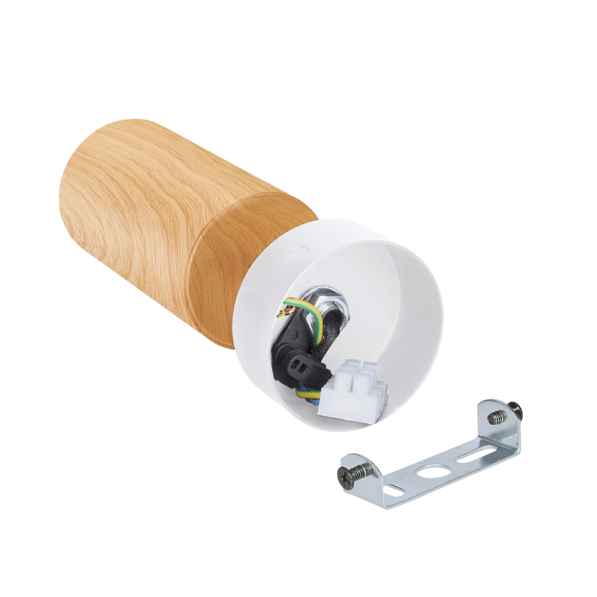 Brilagi - Bodové svítidlo SELE 1xGU10/30W/230V bílá/dekor dubu
