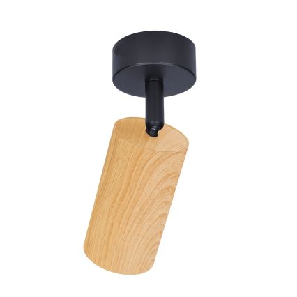 Brilagi - Bodové svítidlo SELE 1xGU10/30W/230V černá/dekor dubu